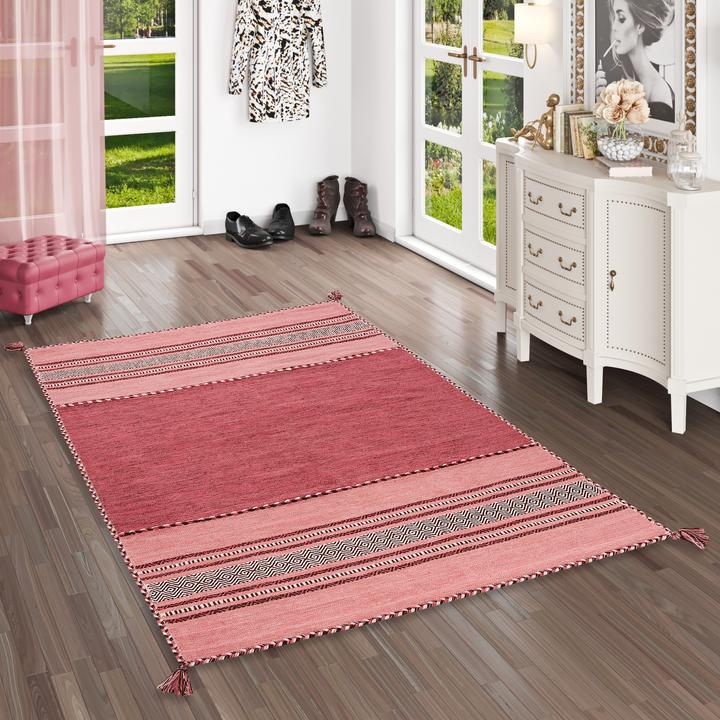 Produktbild Pergamon Natur Teppich Kelim Navarro (170 x 240 cm)