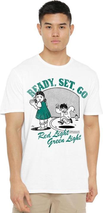 Immagine prodotto Squid Game Red Light Green Light Maglietta Uomo (4XL)