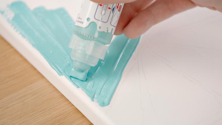 Image du produit Edding Marqueur acrylique 5400 Double Liner (Bleu pastel, 10 mm, 1 x)
