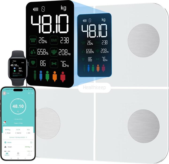 Healthkeep Digitale Körperfettwaage (180 kg)