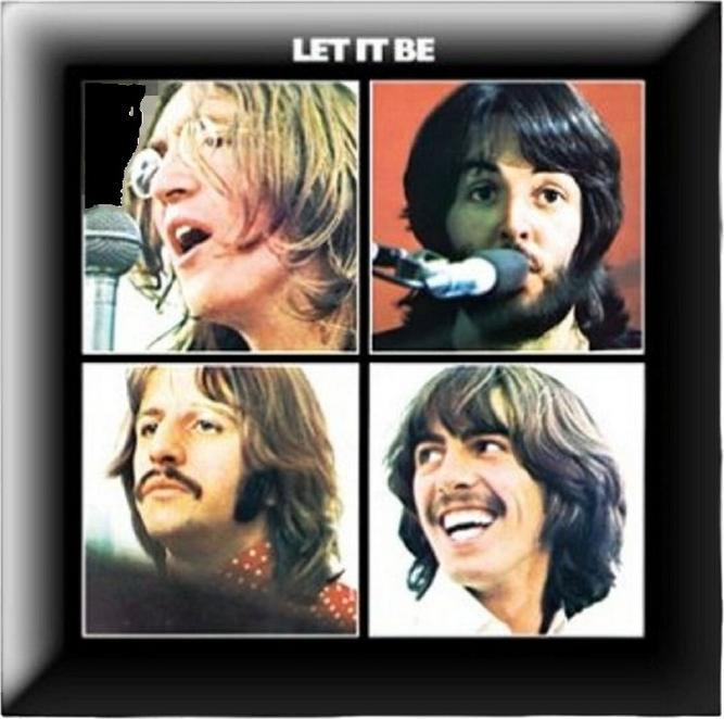 Produktbild The Beatles Abzeichen Let It Be Metall