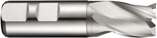 Dormer Slot milling cutter DIN 327 D Nominal Ø 30 mm Insert length 45.5 mm HSS-E-PM Blank Number of