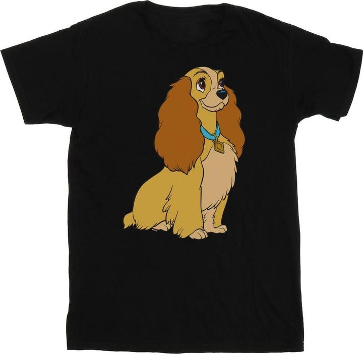 Disney Lady And The Tramp Lady Spaghetti Heart TShirt (XL)