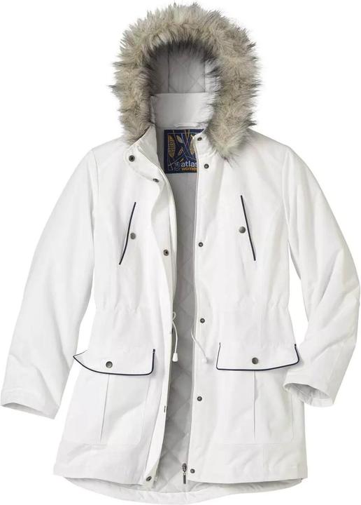 Atlas For Women Parka mit Steppfutter und WebpelzKapuze (M)