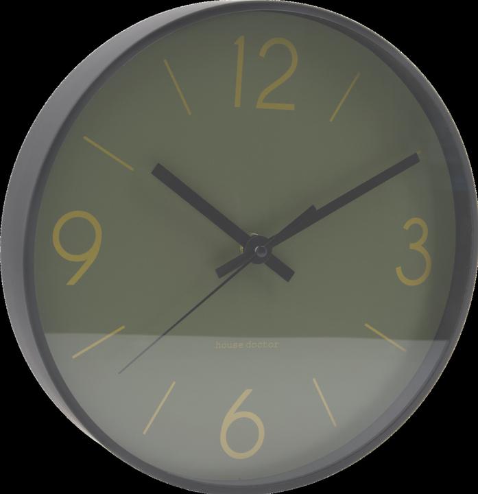 House Doctor Wanduhr, HDTime, Dunkelgrün (24.80 cm)