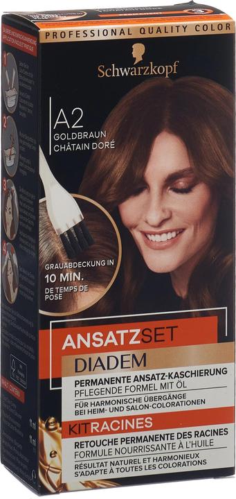 Produktbild Schwarzkopf Ansatzset Diadem (R2 Goldbraun)