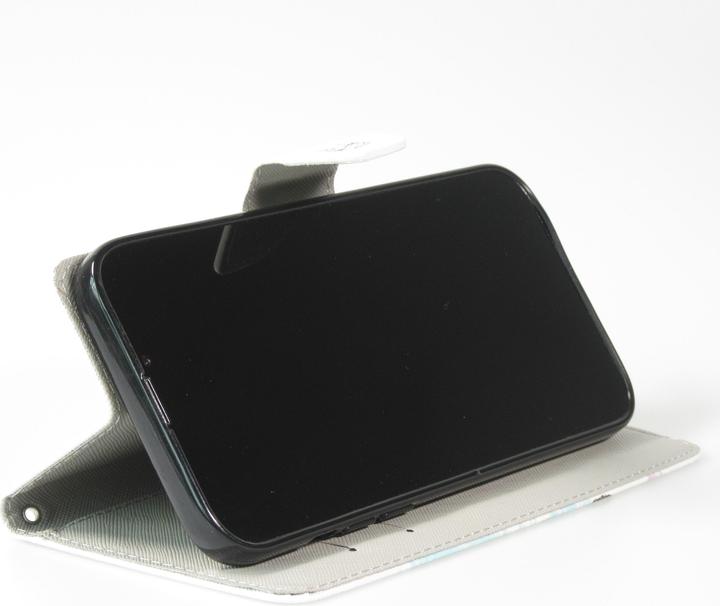 Produktbild PhoneLook Hülle Premium Wallet Flip-Magnetverschluss und Kartenfach Cute happy kitten (Apple iPhone 13 Pro Max)