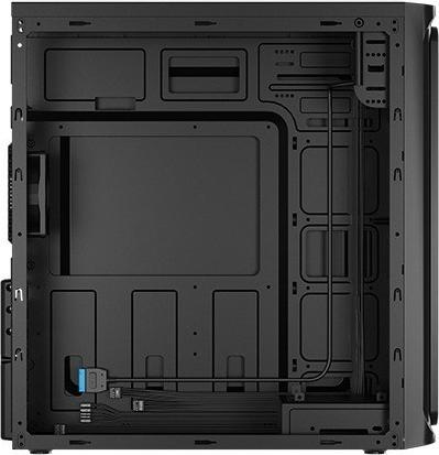 Image du produit Genesis PC case Armadillo G2 Black, Midi Tower, Alimentation électrique incluse No (Mini-ITX, ATX, mATX)