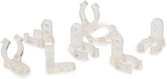 Image du produit Velleman Clips De Montage Pour Flexibles Lumineux et Flexibles Lumineux à LED - 20 pcs