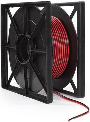 Actual product image Cables SPEAKER WIRE - RED/BLACK - 2 x 0.75 mm² - 100 m (100 m, 0.75 mm²)