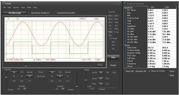 Actual product image Velleman Oscilloscope