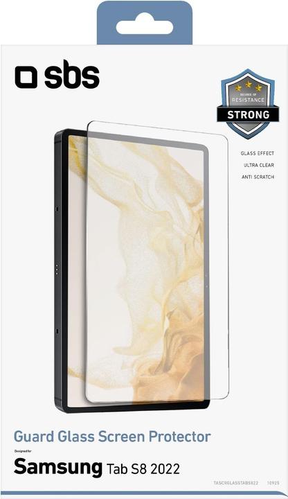 Image du produit SBS Protection d'écran pour Samsung Tab A8 2022 (1 pièce(s), Galaxy Tab S8)