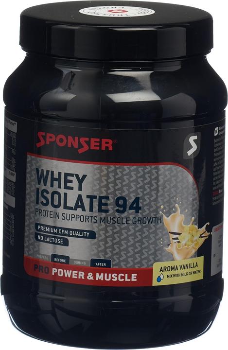 Produktbild Sponser Whey Isolate 94 (Vanille, 1 Stk., 425 g)