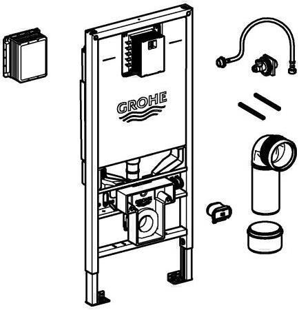 Produktbild Grohe WC-Element RAPID SLX Spülkasten GDX
