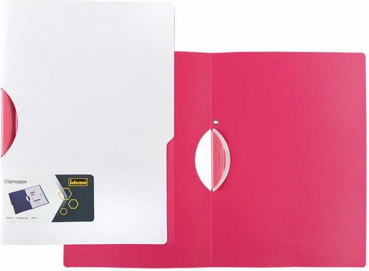 Actual product image Idena Clip folder A4 PP white pink 30 sheets (A4, 1 x)