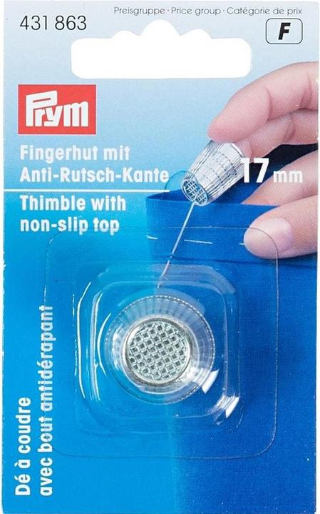 Actual product image Prym Thimble Ø 1.7 cm silver