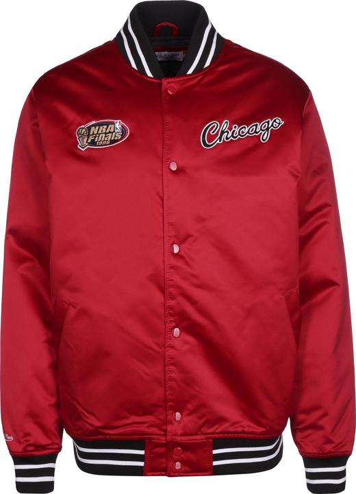 Immagine prodotto Mitchell & Ness NBA Chicago Bulls - Giacca in raso pesante Uomo (S)