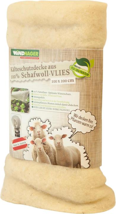 Windhager Couverture en laine de mouton