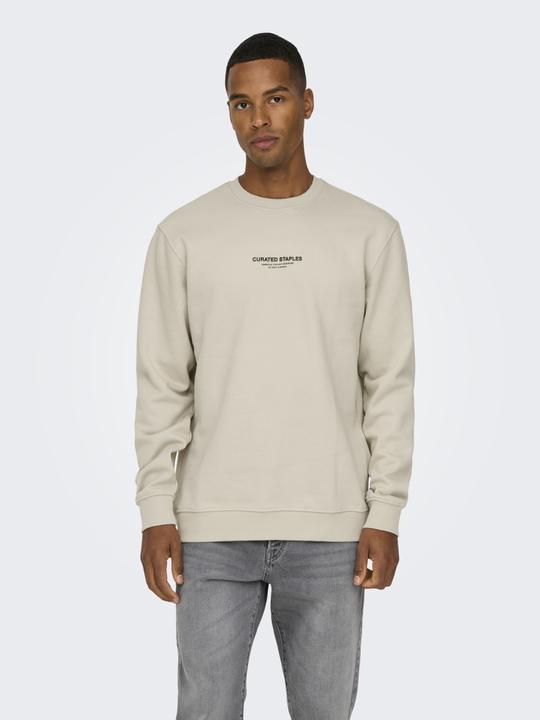 Produktbild Only & Sons Onscurated Reg Crew Neck Sweat Noos (M)