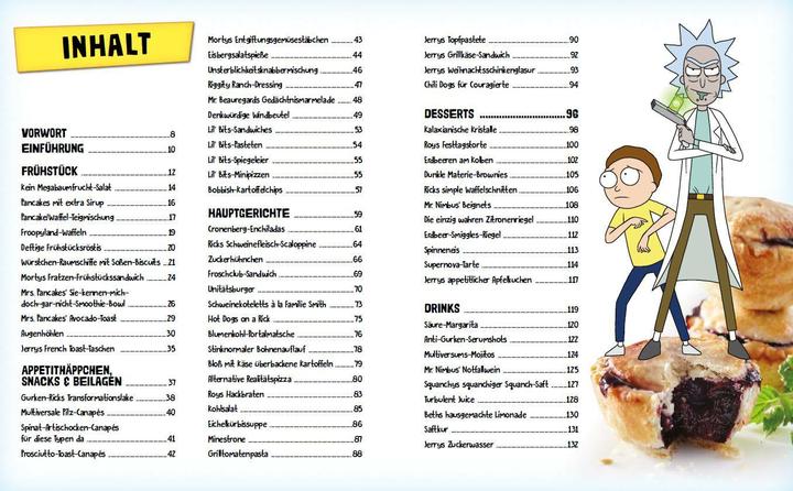 Produktbild Panini Rick and Morty: Das offizielle Kochbuch (Deutsch, August Craig, James Asmus, 2022)