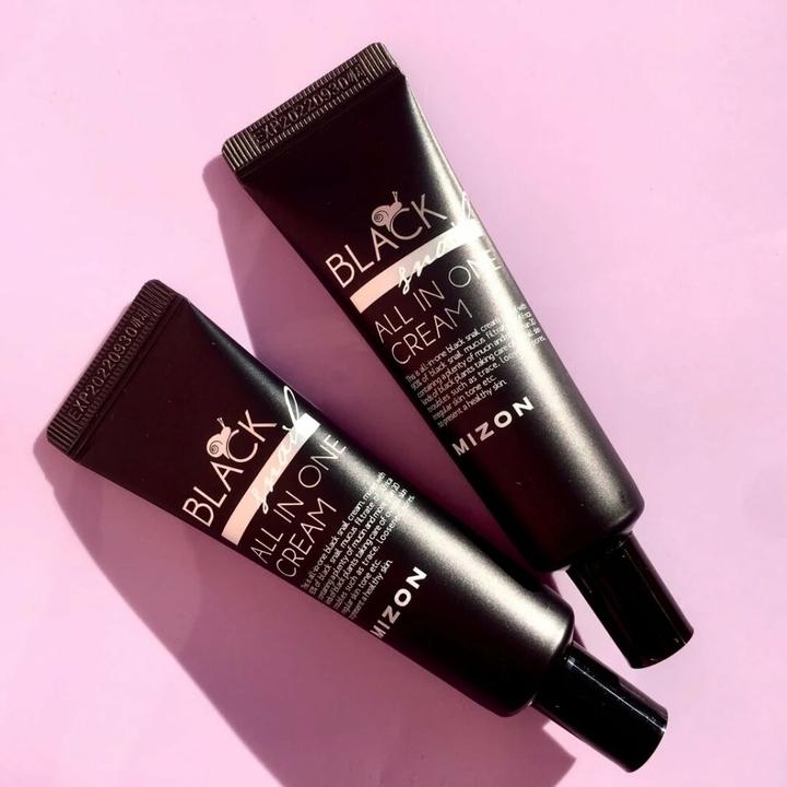 Image du produit Mizon Black Snail All In One Cream krem wielozadaniowy do twarzy na dzień ze Śluzem Ślimaka 35ml (Crème, 35 ml, Journée)