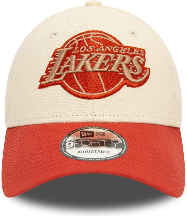 Produktbild New Era Basecap Colour Block 9FORTY LA - Rot und Cremeweiss