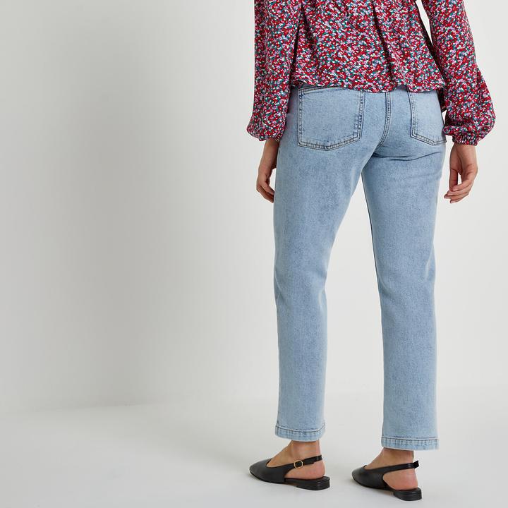 La Redoute Collections Gerade Umstandsjeans mit hohem Dehneinsatz am Bund