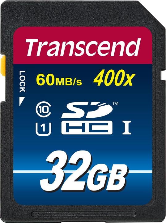 Image du produit Transcend Premium 400x (32 Go, SDHC, U1, UHS-I)