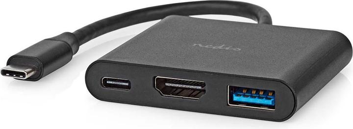 Produktbild Nedis USB Multi-Port-Adapter | USB 3.2 Gen 1 | USB-C™ Stecker | HDMI™ Ausgang / USB-A Buchse / USB-C (USB-C, 1 Ports)