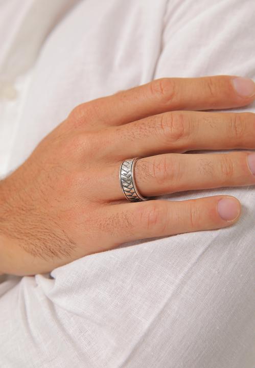 Immagine prodotto Kuzzoi Anello a fascia (56, 925 Argento)