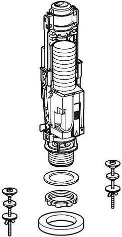 Image du produit Grohe Vanne d'évacuation Eco Vanne d'évacuation à 2 volumes AV1