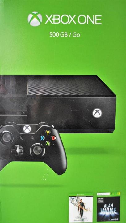 Actual product image Microsoft XBOX One 500GB Bundle, Quantum Break and Alan Wake