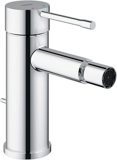 Actual product image Grohe Single-lever bidet mixer Essence pull-out waste. Brushed nickel