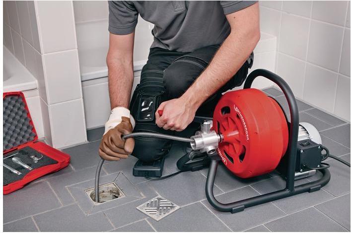 Produktbild Rothenberger Rohrreinigungsmaschine RODRUM S 13 230 V 300 U/min (Trommel) 440 W für Rohr-Ø 40 - 100 mm (1 Stk.)