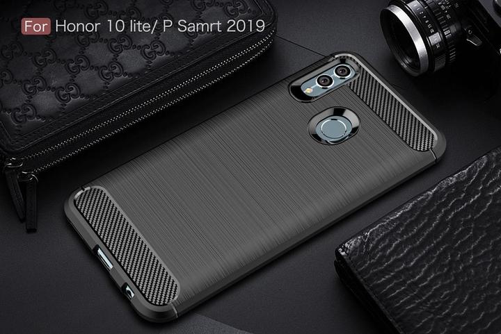Image du produit Screenguard Housse Huawei P Smart 2019 Carbon Brushed Soft TPU (Huawei P Smart+ (2019))