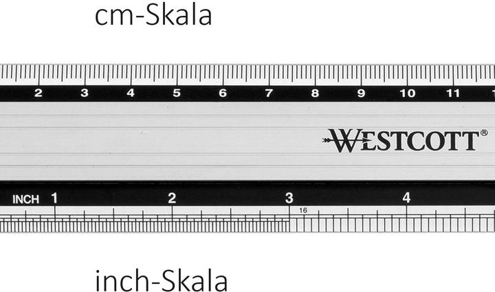 Immagine prodotto Westcott Righello in alluminio 20cm (20 cm)