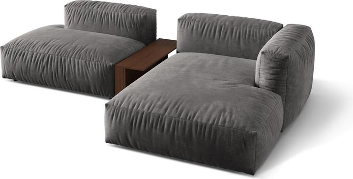 Actual product image Micadoni Modular Right Corner Sofa, "Martina", 2 Seats, 292x176x75 Made in Europe (Corner sofa)