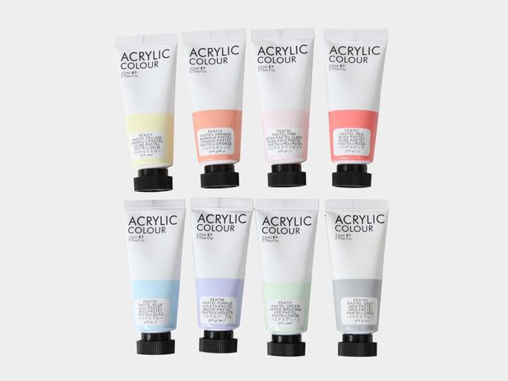 Produktbild I Am Creative Basic Acryl Set (Bunt, Pastell, 176 ml)