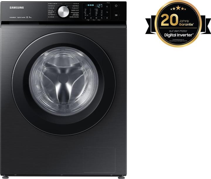 Actual product image Samsung WW11BBA049ABEG black / black bezel / black porthole (11 kg, Left)