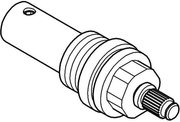 Grohe Oberteil f Eurotec/Egatec 1/2" chr