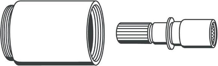 Actual product image Grohe Extension set 40mm f UP valve DN 20/25/32 chr