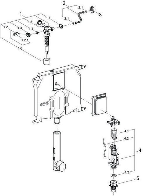 Produktbild Grohe WC-Spülkasten 6-9 l einstellbar