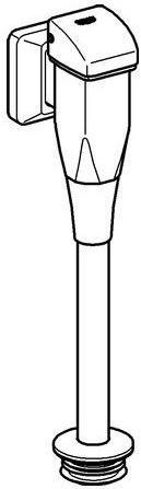 Produktbild Grohe Urinal-Spüler DN 15, Aufputz chrom