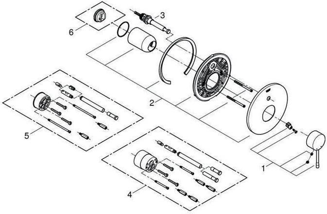 Immagine prodotto Grohe Miscelatore monocomando per vasca ESSENCE pronto all'uso f Rapido E chr