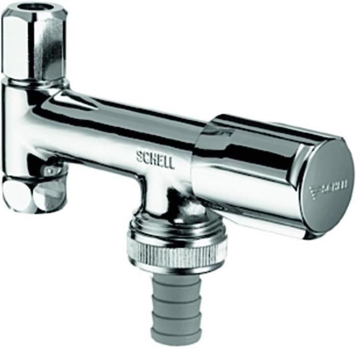 Schell Geräteventil COMFORT chrom, für Eckventile 3/8Zoll 3/8Zoll