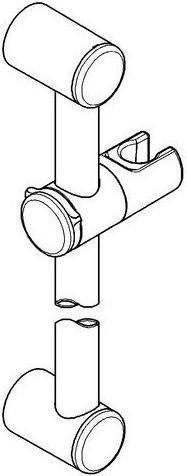 Produktbild Grohe Brausestange RELEXA PLUS RELEXA PLUS 600mm chrom