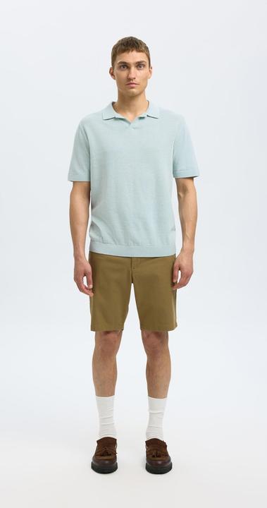 Produktbild Selected Homme Kurzarm Polohemd aus Strick (XXL)