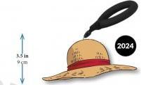 Image du produit Teknofun ONE PIECE - Chapeau de Paille - Lampe LED 9cm