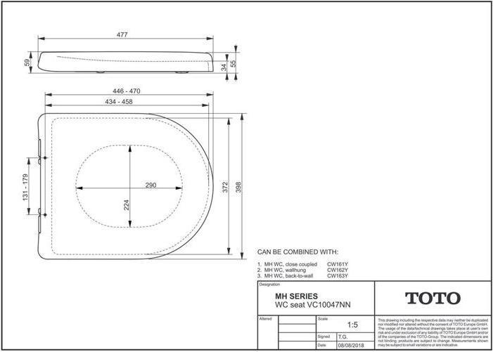 Produktbild TOTO WC-Sitz MH