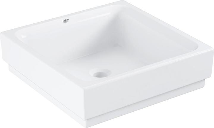 Grohe Aufsatzschale CUBE KERAMIK o HL u ÜL 410x410mm PureGuard/awe (400 mm, 400 mm)
